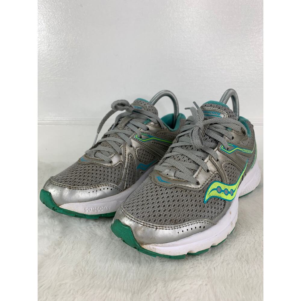 Saucony Cohesion 11 Women’s Size 6.5 Gray Teal Running Shoes S10420-11